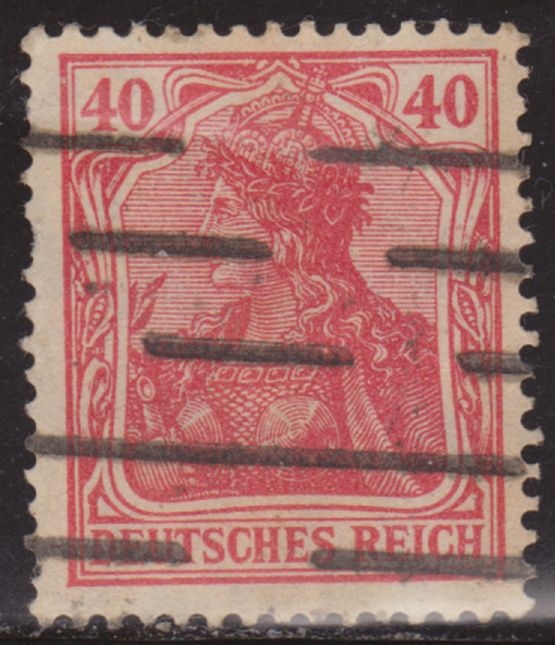 Alemania 1902 Scott 72 Sello º Alegoría Germania 40 Pfennig Deutsches Reich Allemagne Duitsland Germania Germany Alemagne Deutschland